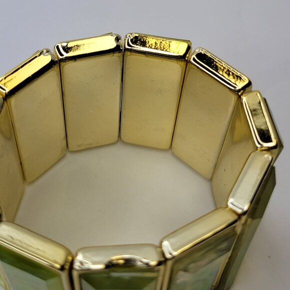 Green Stretch Fashion Bracelet Casual Wrap Bracelet - Picture 6 of 7